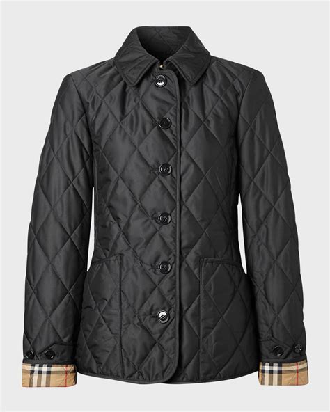 burberry mid length quilted jacket|Burberry quilted jacket sale women.